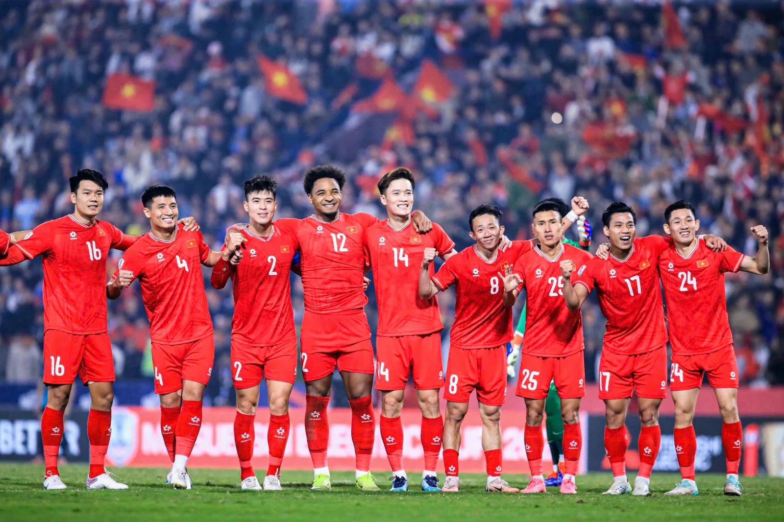 Đội tuyển bóng đá nam Việt Nam tăng 5 bậc trên bảng xếp hạng FIFA, xếp hạng 109 thế giới