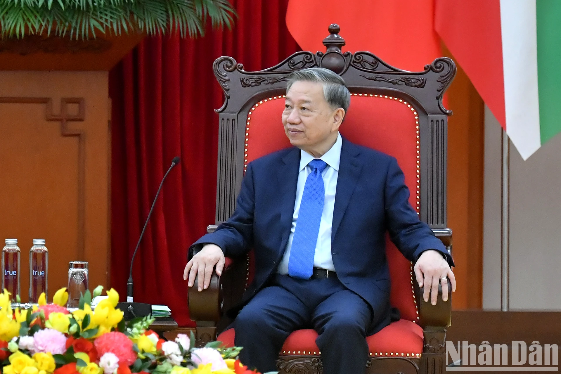 [រូបថត] អគ្គលេខាធិការ To Lam ទទួលប្រធានាធិបតីសាធារណរដ្ឋប៊ូរុនឌី Évariste Ndayishimiye រូបថតទី 2