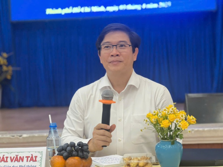 លោក ថៃ វ៉ាន់តៃ ប្រធាននាយកដ្ឋានអប់រំទូទៅ នៃក្រសួងអប់រំ និងបណ្តុះបណ្តាល។