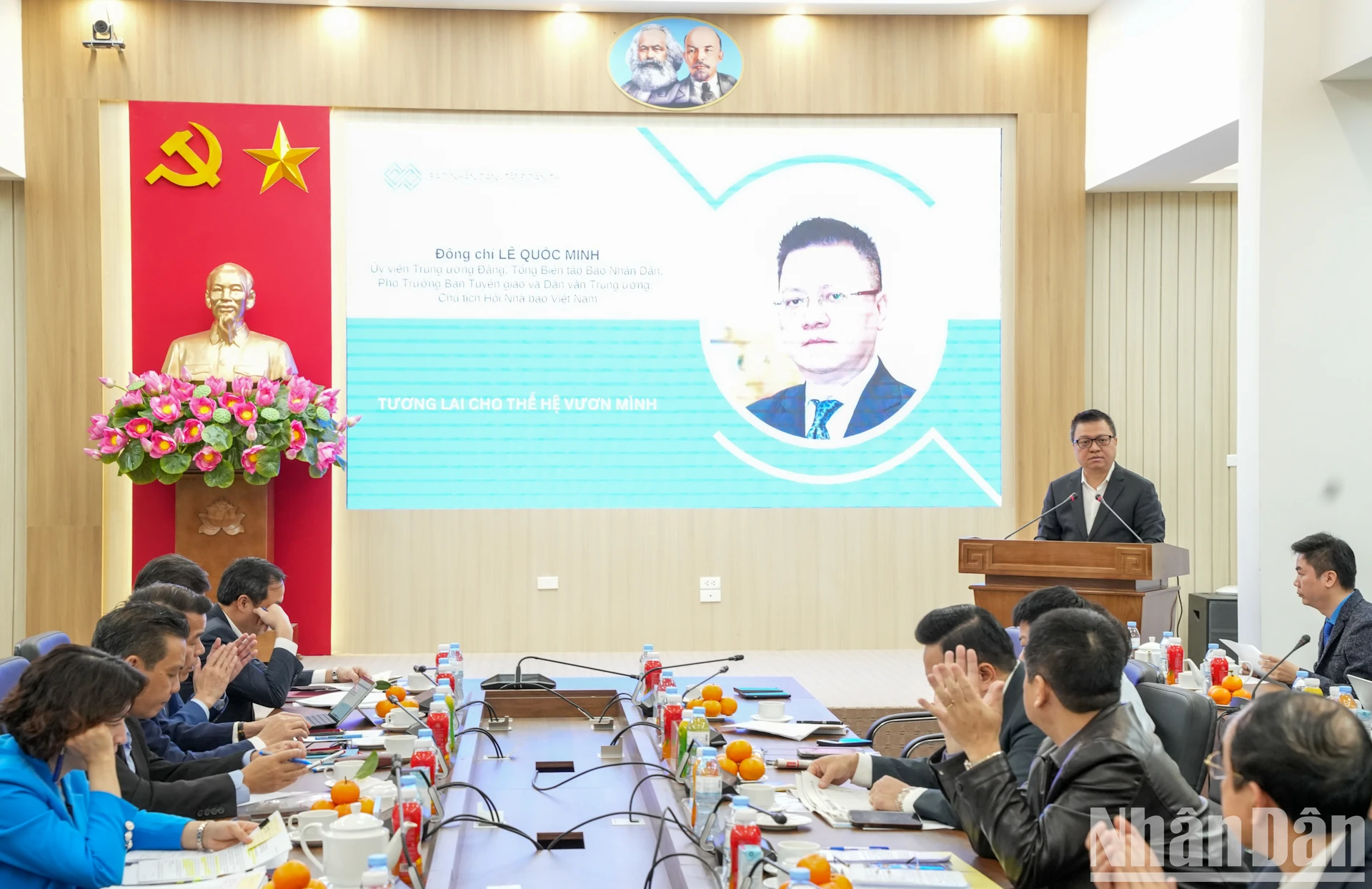 [Ảnh] Hội thảo "Tương lai cho thế hệ vươn mình" tiếp nối giá trị sâu sắc và thông điệp mạnh mẽ từ bài viết của Tổng Bí thư Tô Lâm ảnh 1