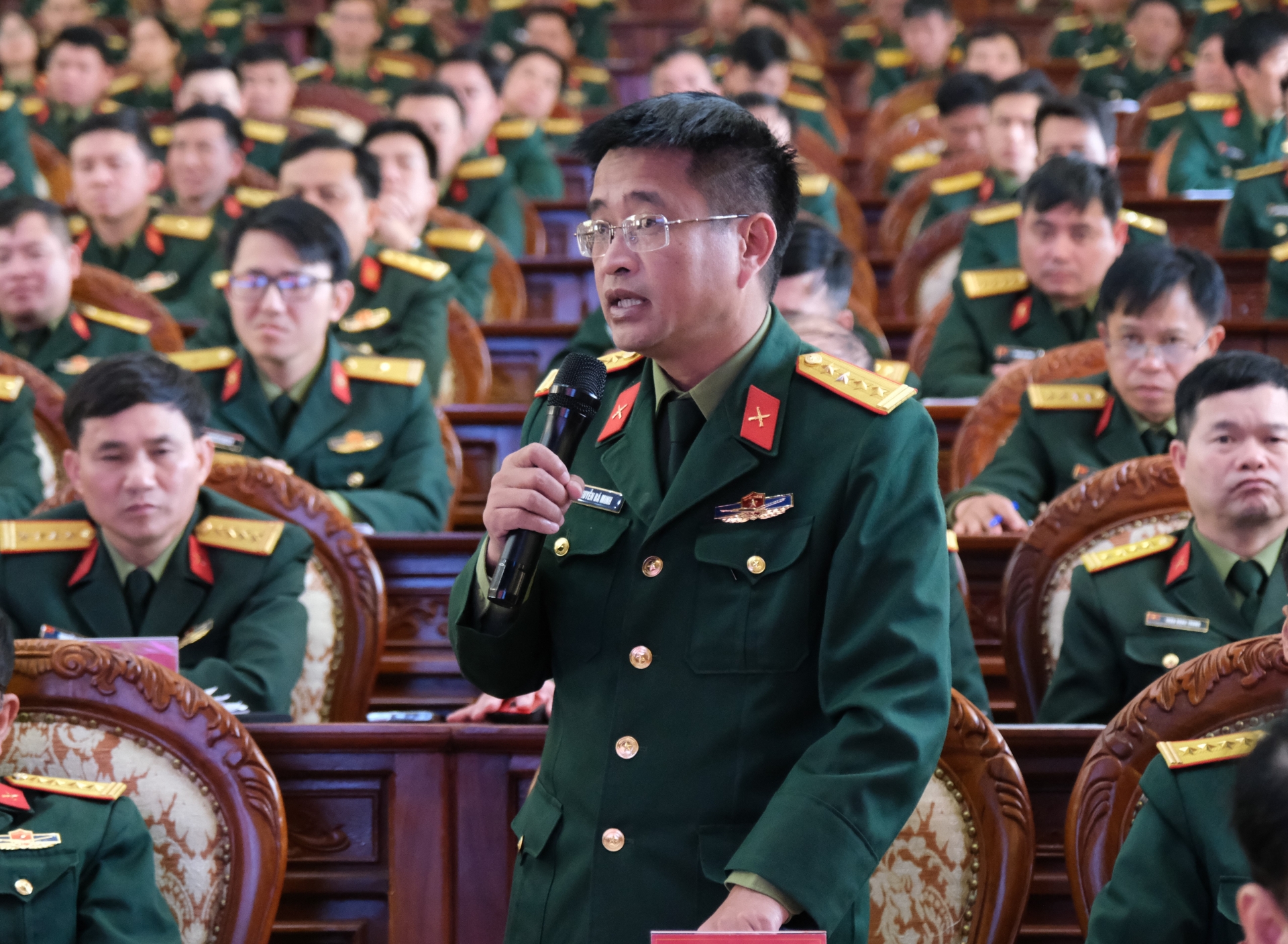 Acting Head of the Department of Marxism-Leninism and Ho Chi Minh Thought raised difficulties regarding the issue of lecturers.