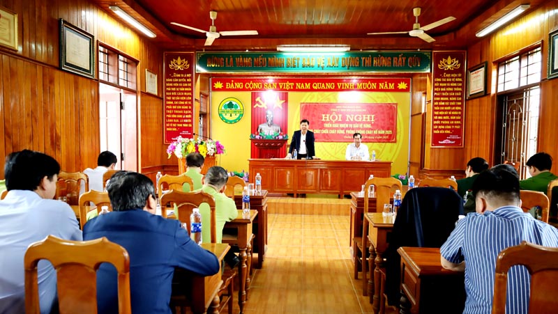 Công ty TNHH MTV LCN Long Đại triển khai nhiệm vụ BVR, PCCCR, phòng chống cháy nổ năm 2025