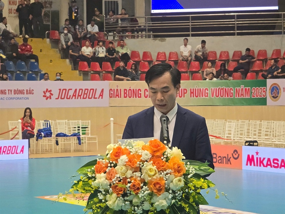 Khai mạc giải Bóng chuyền Cúp Hùng Vương năm 2025 - Ảnh 1.