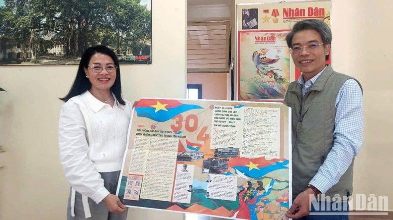 Special supplement of Nhan Dan Newspaper on the stage of the art program 