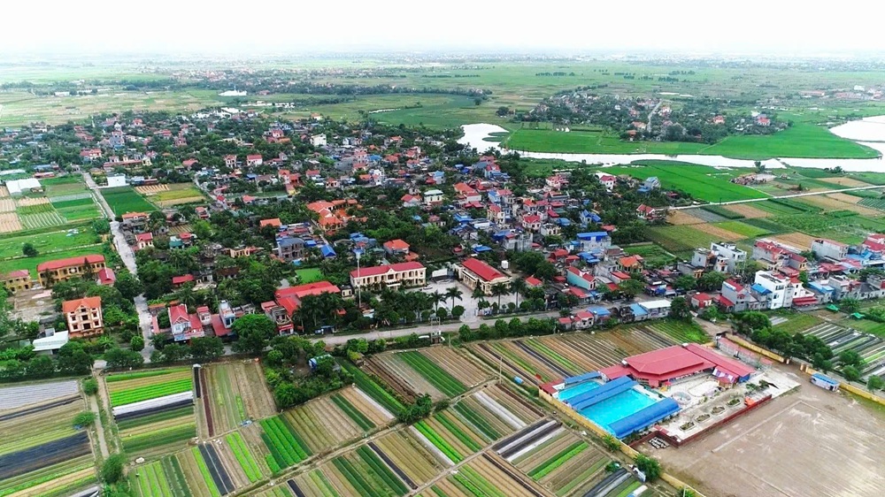 Le parc industriel Kim Thanh 2 utilisera plus de 165 hectares de terres dans la commune de Tam Ky. Sur la photo se trouve une partie de la zone de la commune de Tam Ky située dans le parc industriel Kim Thanh 2 (photo documentaire). Photo : Ha Vy