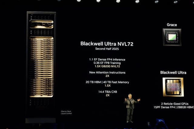 NVIDIA ra mắt máy tính AI cá nhân và chip Blackwell Ultra tại GTC 2025 - Ảnh 1.
