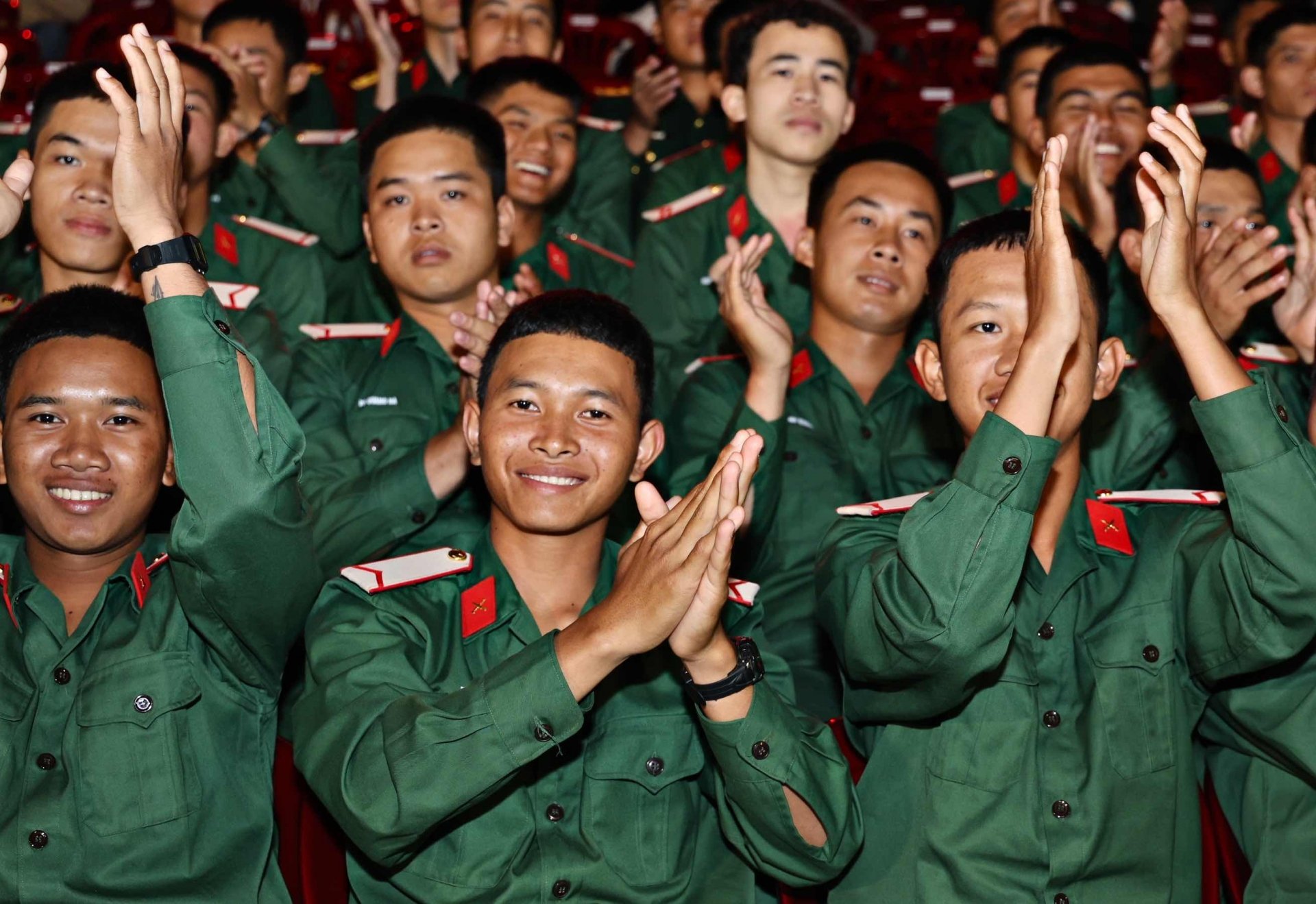 Các chiến sỹ tham dự Chương trình