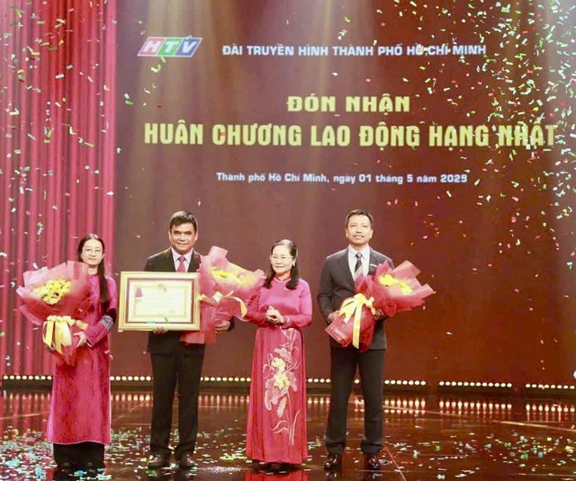 HTV đón nhận Huân chương Lao động hạng Nhất nhân 50 năm phát sóng- Ảnh 1.