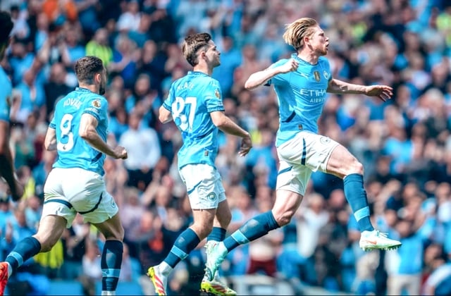 Man City tranh ngôi nhì bảng - Ảnh 1.