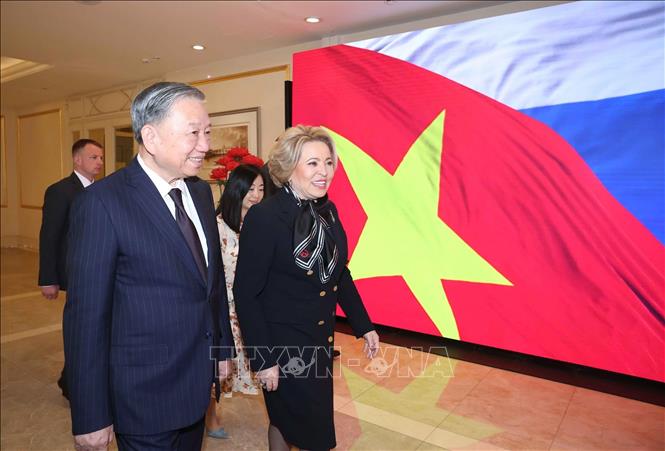 អគ្គលេខាធិកា To Lam ជួបជាមួយប្រធានក្រុមប្រឹក្សាសហព័ន្ធរុស្ស៊ី