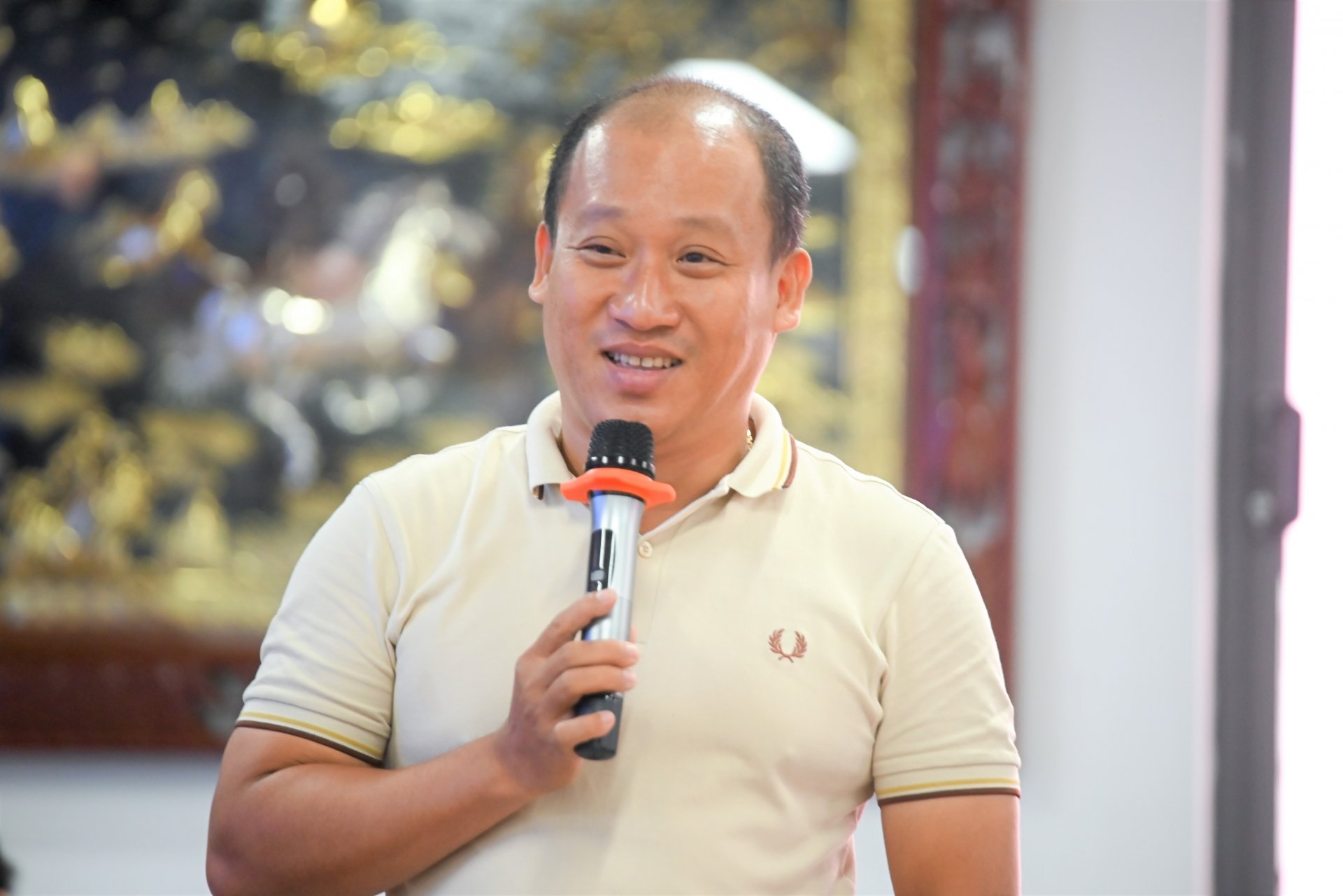 Ông Đậu Như Anh- Giám đốc mua hàng trái cây, Công ty Cổ phần Thương mại Bách Hóa Xanh phát biểu tại Chương trình