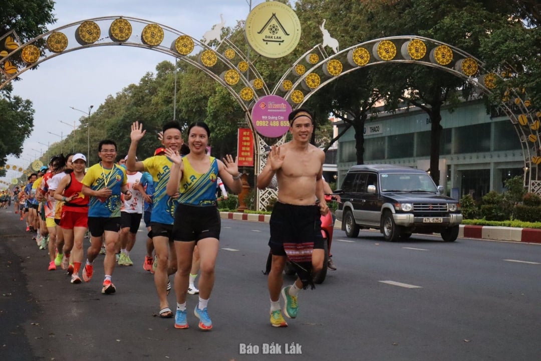 Vận động viên tham gia chương trình xuất phát.