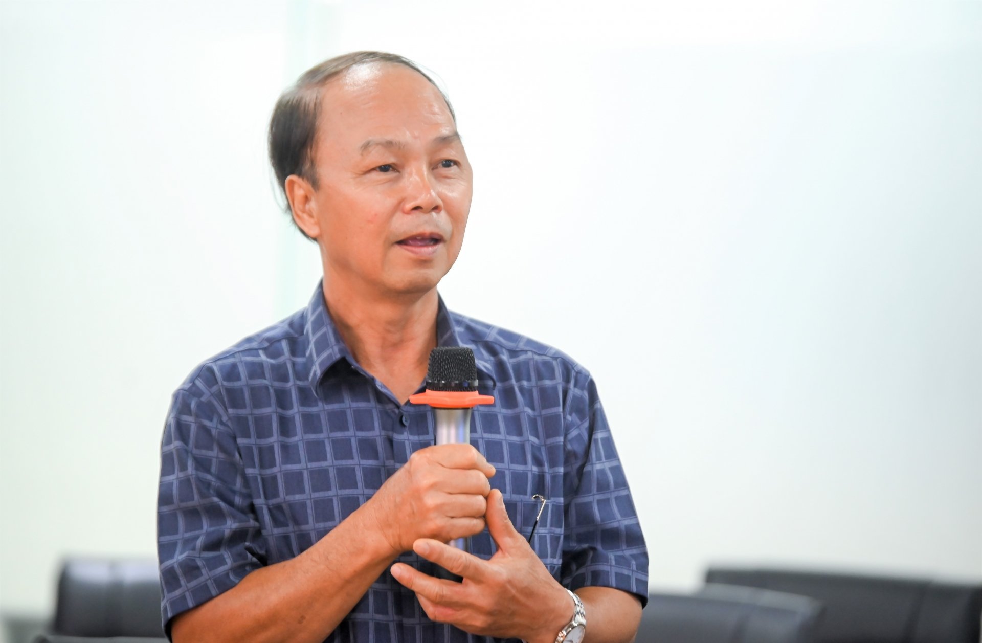 Đại diện các doanh nghiệp cung ứng bơ 034 phát biểu tại Chương trình
