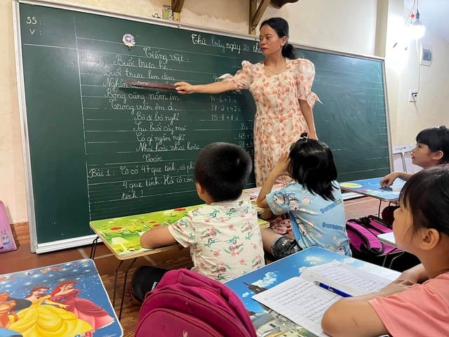 Lớp học 'Ngôi nhà mơ ước' của cô giáo khuyết tật - Ảnh 1.