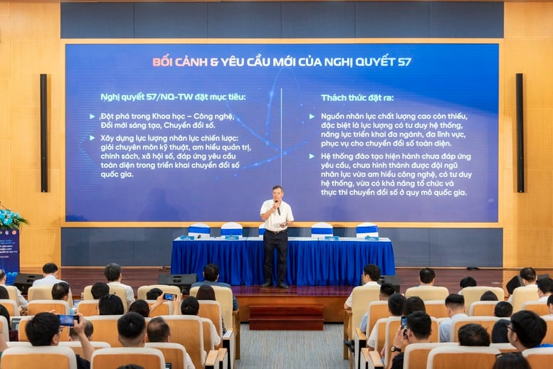 FPT công bố bổ sung chương trình đào tạo lực lượng dự bị thực thi Nghị quyết 57/NQ-TW - Ảnh 1.