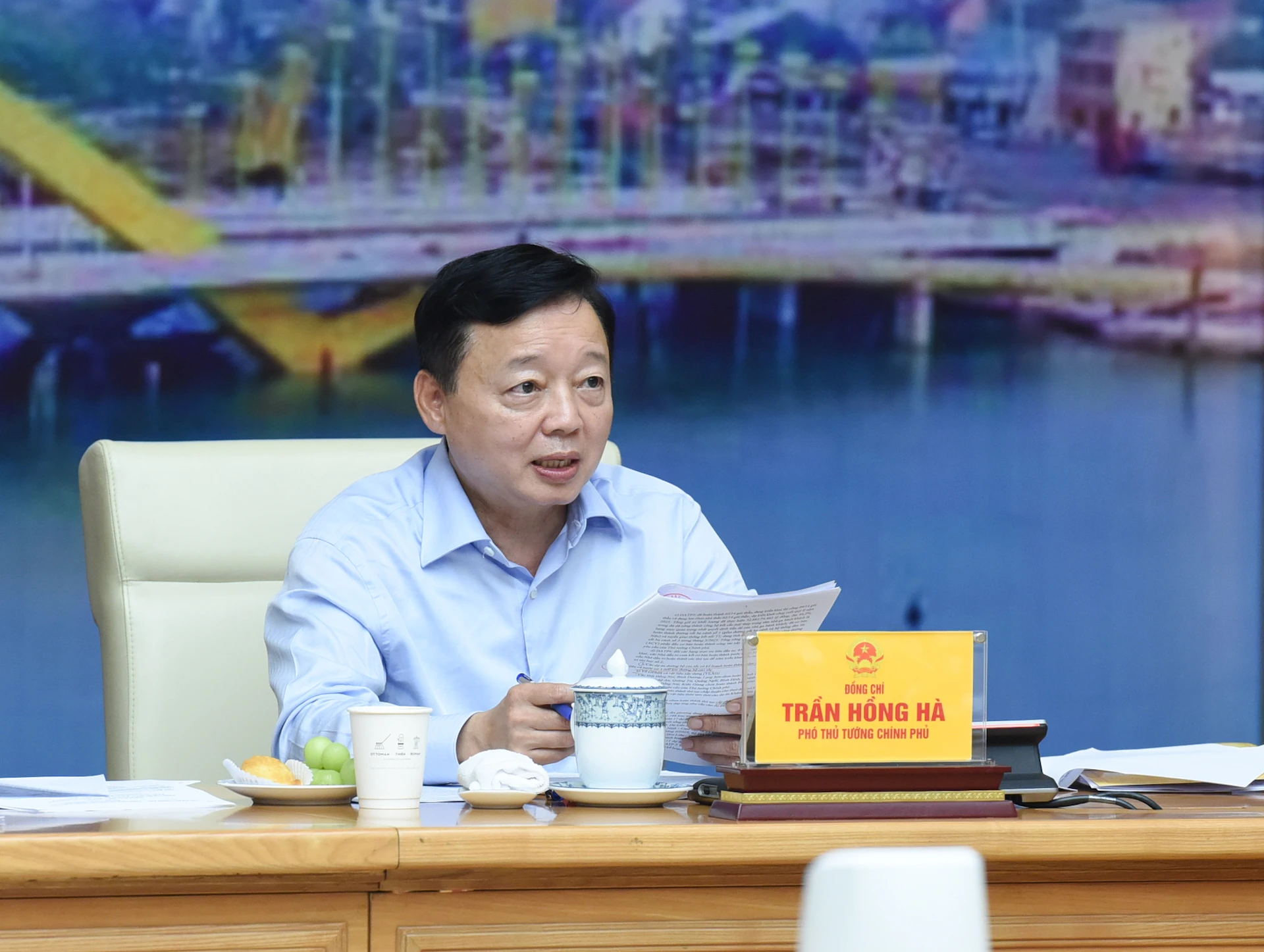 [Ảnh] Thủ tướng Phạm Minh Chính chủ trì phiên họp Ban Chỉ đạo các công trình, dự án trọng điểm ngành giao thông vận tải ảnh 4