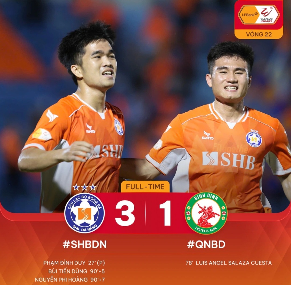 Thủ môn Bùi Tiến Dũng ghi bàn cho Đà Nẵng, Hà Nội FC đánh bại SL Nghệ An - 2