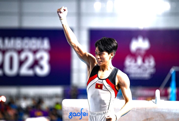 Đặng Ngọc Xuân Thiện giành huy chương vàng cúp thế giới thể dục dụng cụ - Ảnh 1.