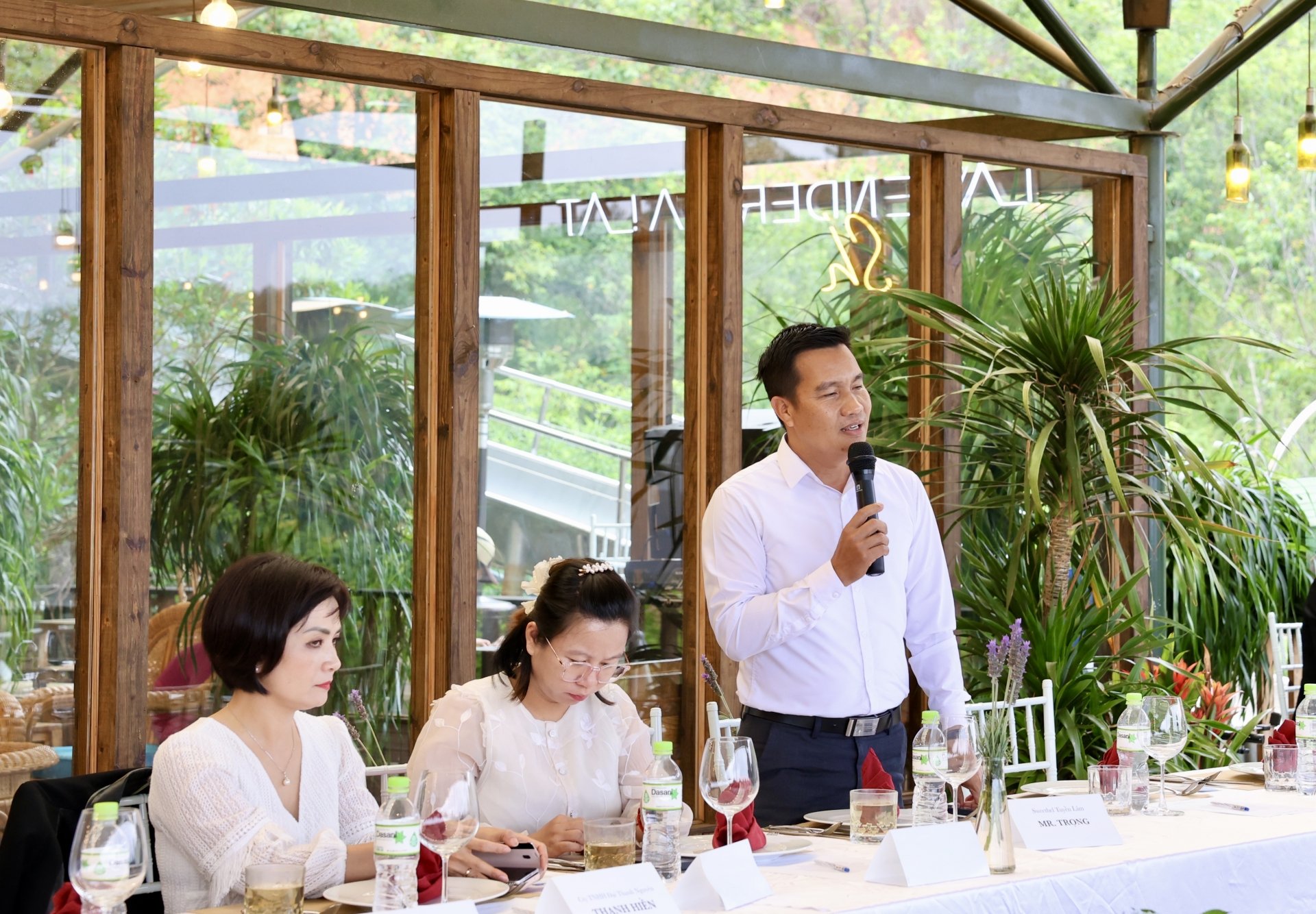 Mr. Nguyen Van Trong - General Manager of SAM Tuyen Lam Golf & Resorts shares operational information