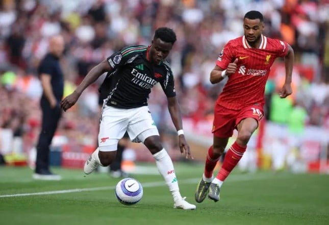 Live Liverpool vs Arsenal 2-2 (H2): Merino receives red card photo 5