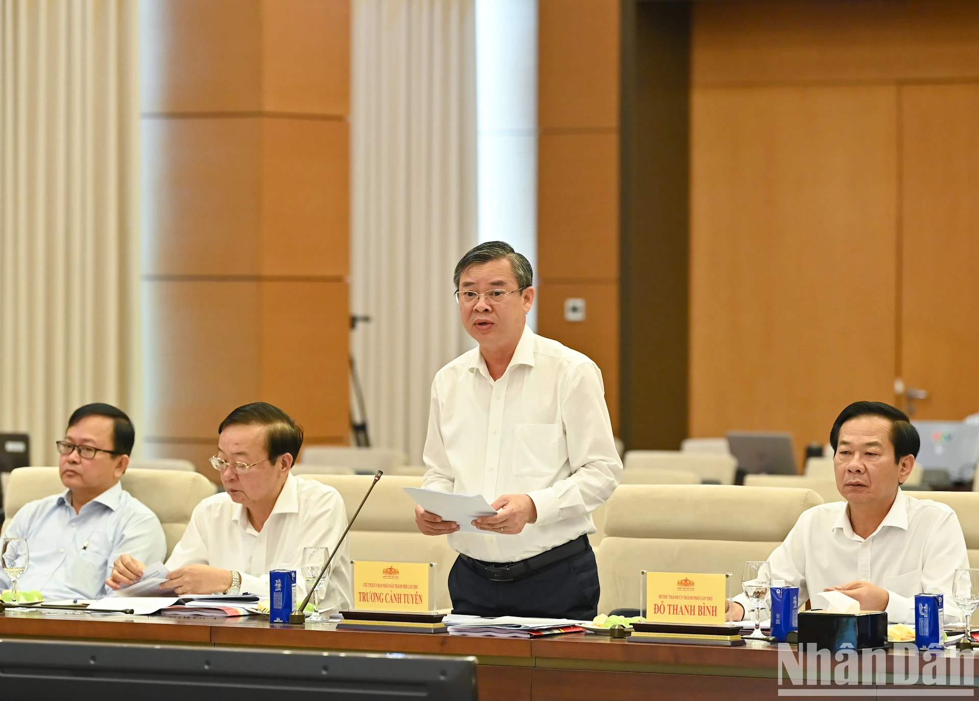 [Ảnh] Chủ tịch Quốc hội làm việc với lãnh đạo thành phố Cần Thơ, tỉnh Hậu Giang và Sóc Trăng ảnh 5