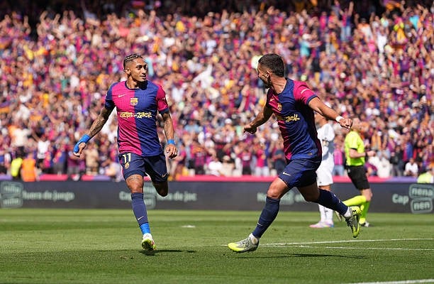 Live football Barca vs Real Madrid 4-3 (H2): Mbappe scores hat-trick photo 3