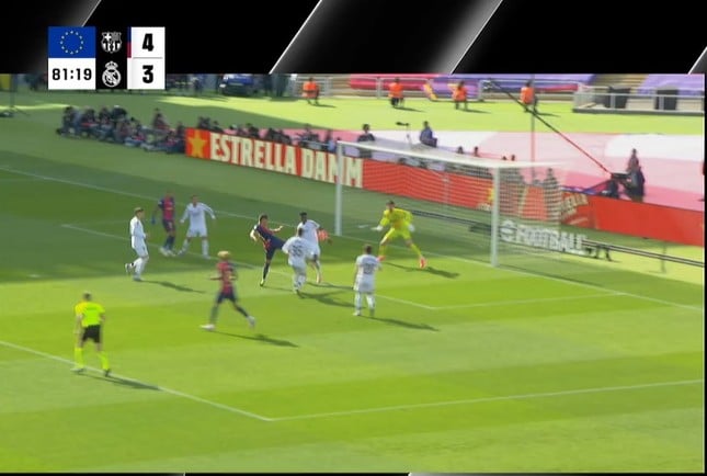 Live football Barca vs Real Madrid 4-3 (H2): Mbappe scores hat-trick photo 1