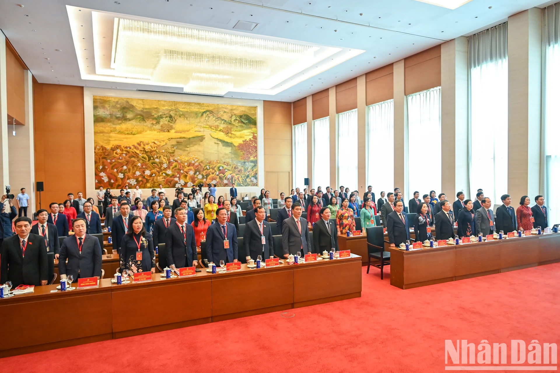 [ภาพ] ประธานสภานิติบัญญัติแห่งชาติ ทราน ทานห์ มัน เข้าร่วมการประชุมใหญ่พรรคของคณะกรรมการวัฒนธรรมและสังคม ภาพที่ 2