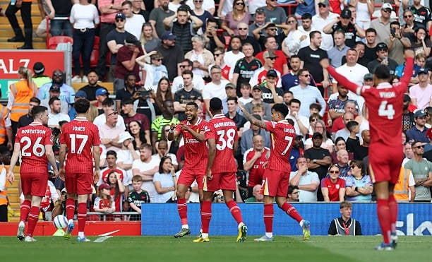 Live Liverpool vs Arsenal 2-2 (H2): Merino received a red card photo 7