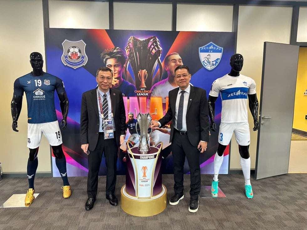 Chủ tịch VFF Trần Quốc Tuấn làm điều đặc biệt ở chung kết AFC Challenge League - Ảnh 2.