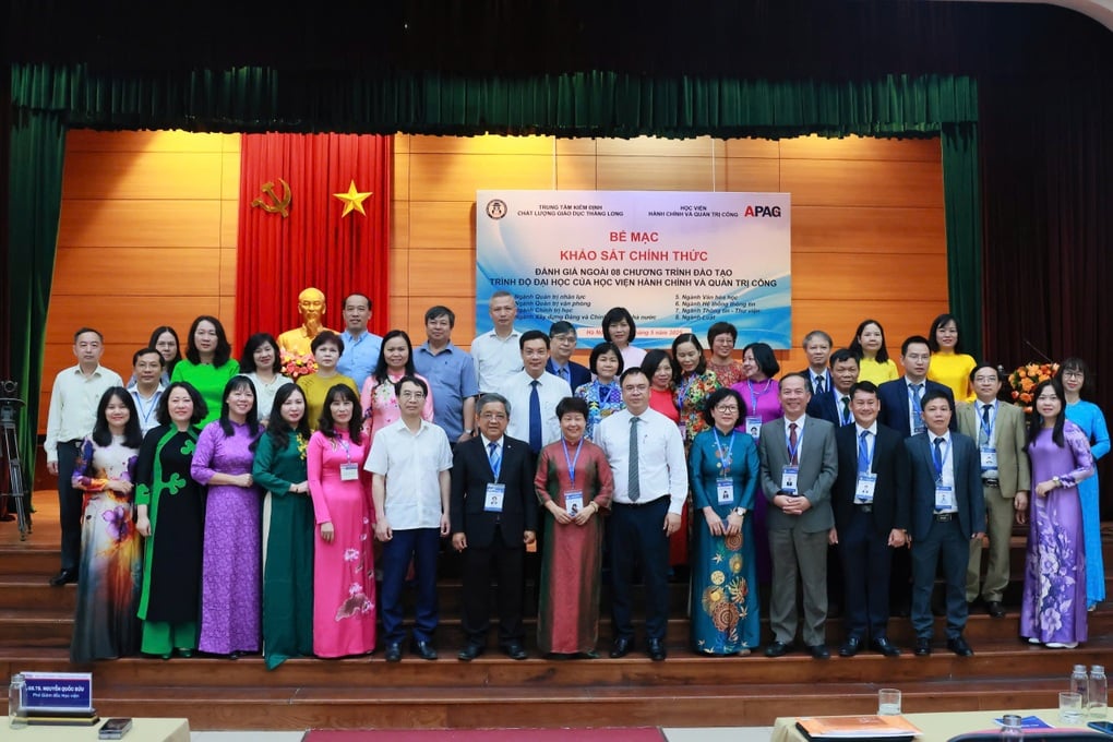 Hoàn thành đánh giá chất lượng tại Học viện Hành chính và Quản trị công - 2