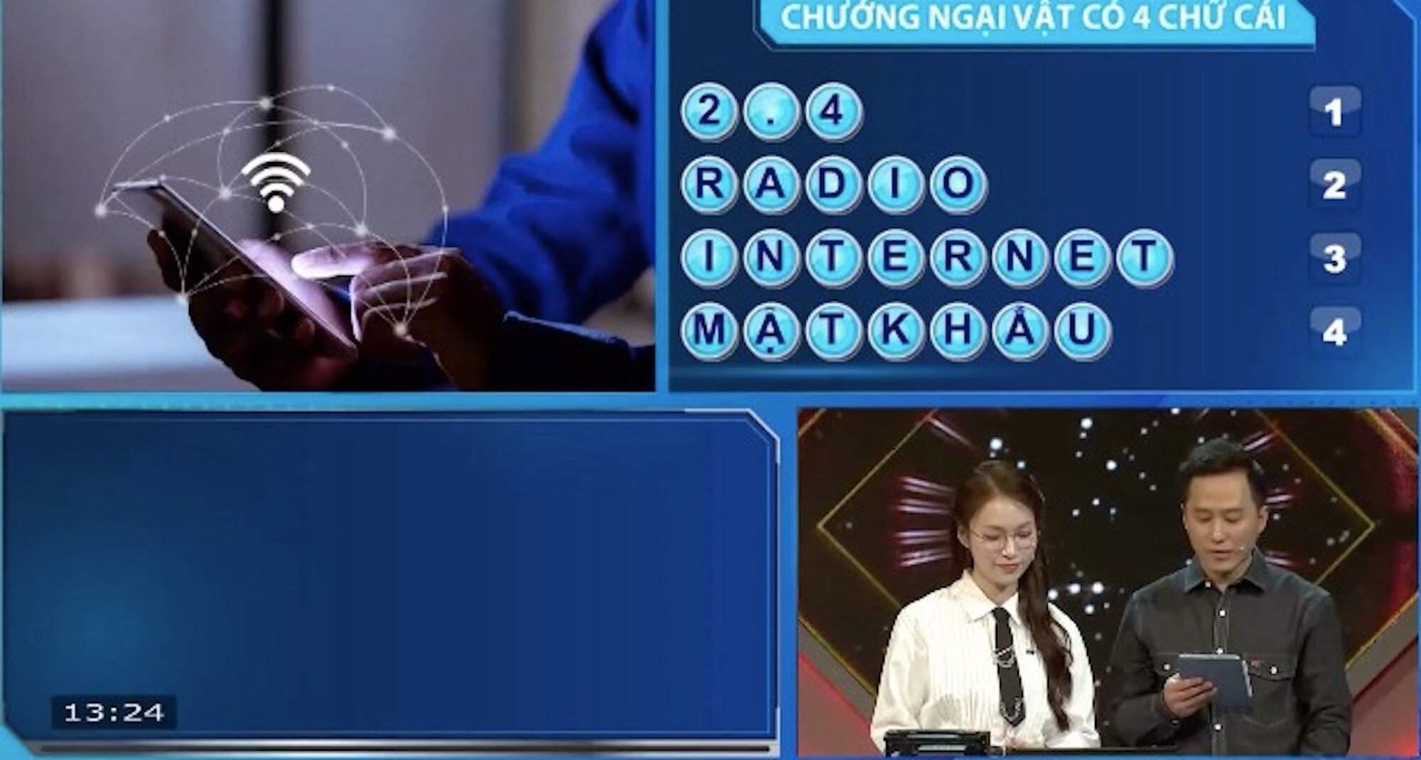 Các từ khoá trong phần thi Vượt chướng ngại vật.