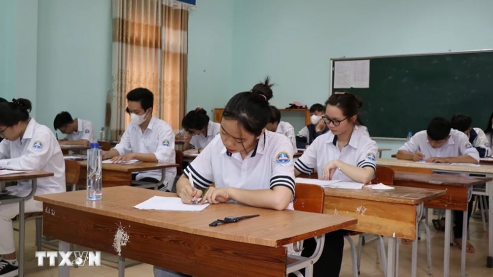 Thí sinh thi tốt nghiệp trung học phổ thông