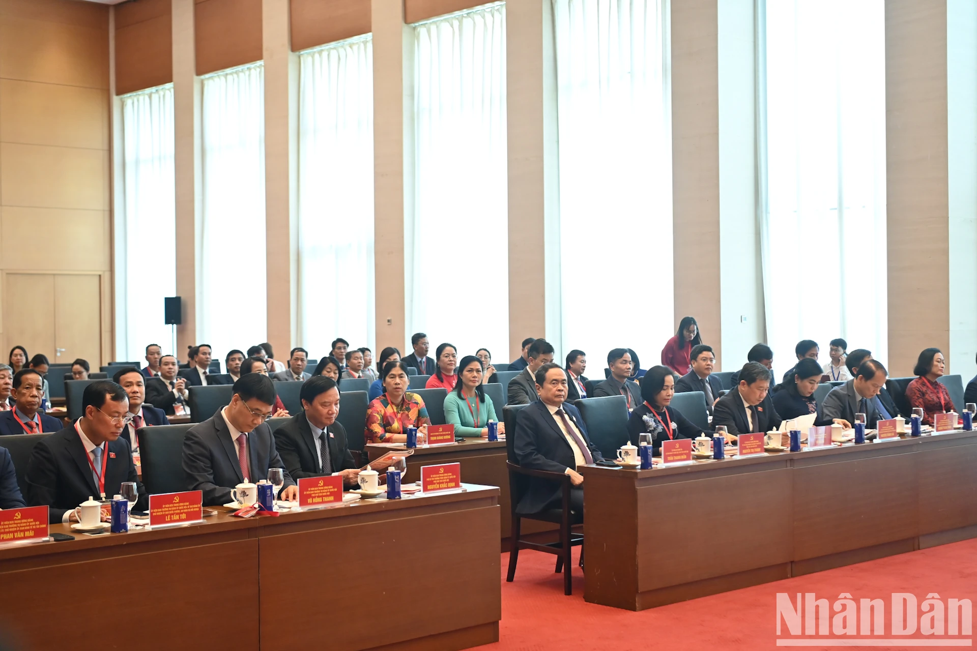 [ภาพ] ประธานสภานิติบัญญัติแห่งชาติ ทราน ทานห์ มัน เข้าร่วมการประชุมใหญ่พรรคของคณะกรรมการวัฒนธรรมและสังคม ภาพที่ 4