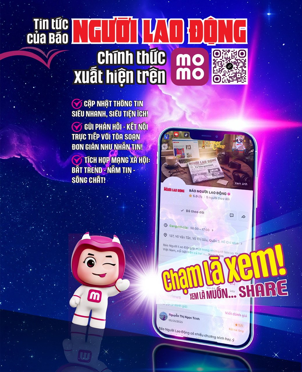 Đưa Báo Người Lao Động tới hơn 30 triệu người dùng trên siêu ứng dụng MoMo - Ảnh 7.