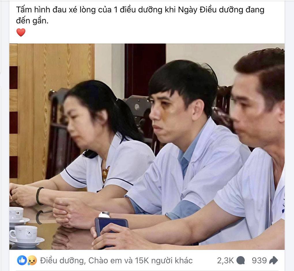 Đau lòng bức ảnh điều dưỡng sưng mắt vì bị đánh trước ngày tôn vinh nghề - 1