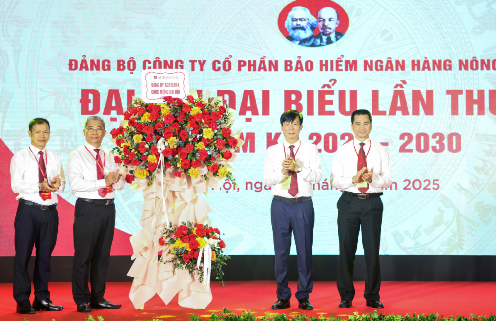 Đảng bộ Bảo hiểm Agribank tổ chức thành công Đại hội Đại biểu lần thứ IV nhiệm kỳ 2025 – 2030