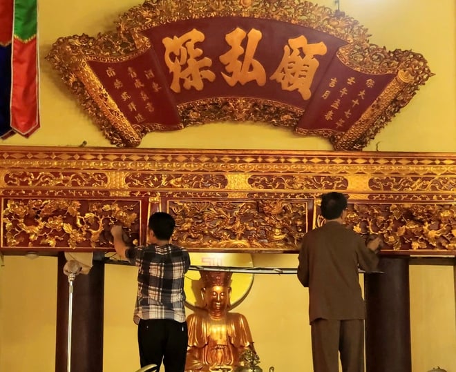 Ngôi chùa hơn 500 năm tuổi ở Hà Nội trước ngày cung nghinh xá lợi Phật- Ảnh 3.