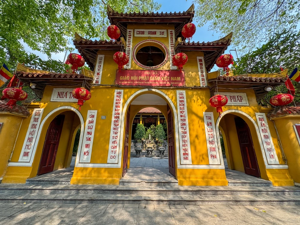 Chùa Quán Sứ (Hà Nội), nơi sẽ tôn trí xá lợi Đức Phật từ ngày 14 và 16-5