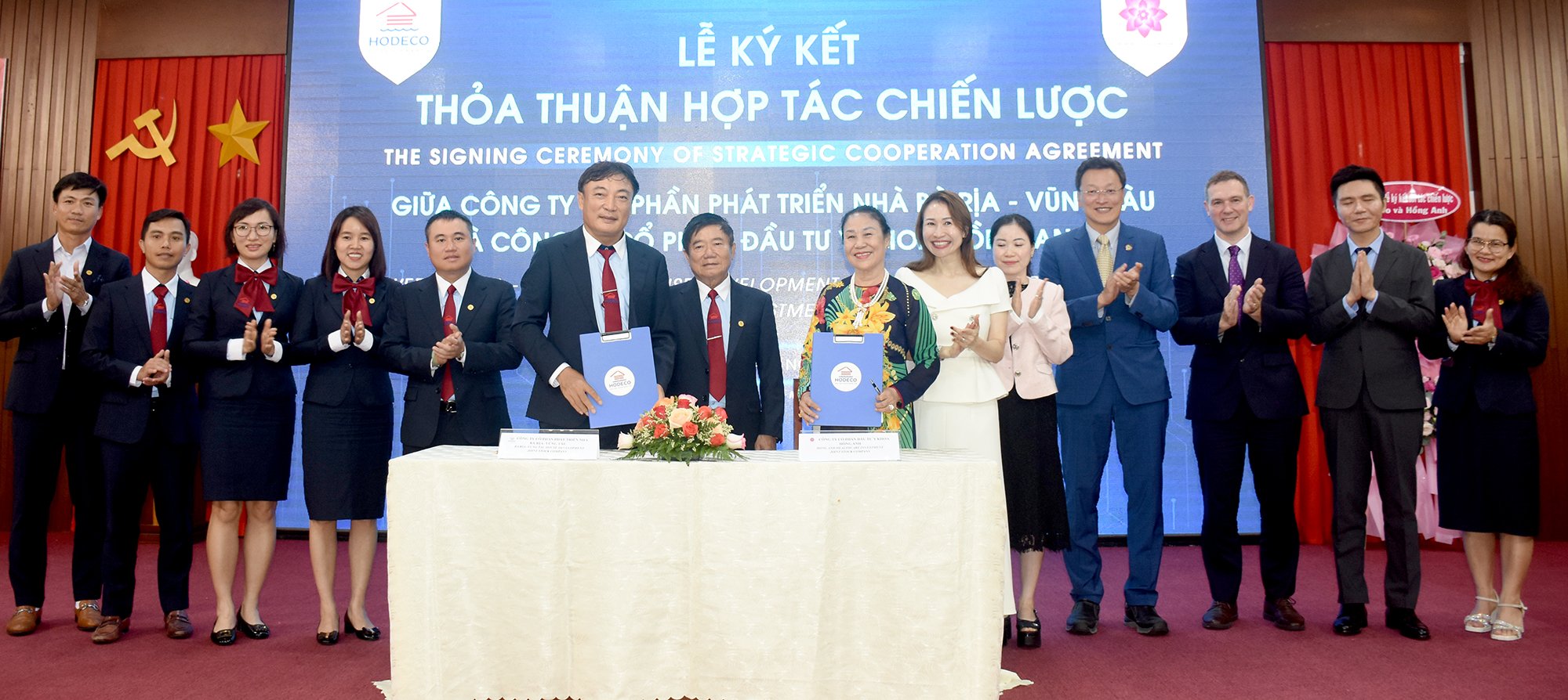 HODECO và Hệ thống y khoa Hồng Anh ký kết thỏa thuận hợp tác chiến lược