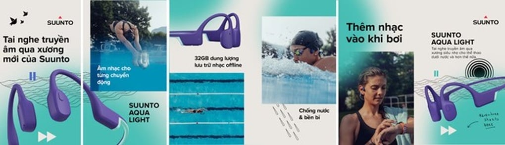 Aqua Light - Tai nghe dẫn truyền qua xương chuyên biệt cho bơi lội - 2