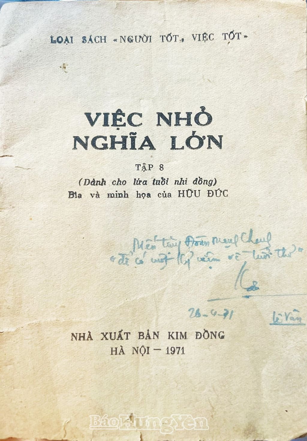 Câu chuyện cậu bé Tranh nuôi ngỗng biếu Bác được in trong cuốn sách “Việc nhỏ, nghĩa lớn” xuất bản năm 1971