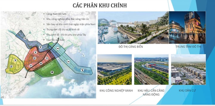 El Primer Ministro ha aprobado el establecimiento de la Zona Económica Costera del Sur de Hai Phong con una escala de 20.000 hectáreas. Se trata de una zona económica integral y multisectorial que se desarrolla según el modelo de crecimiento verde y economía circular, centrándose en la industria de alta tecnología, los puertos marítimos y la logística moderna.