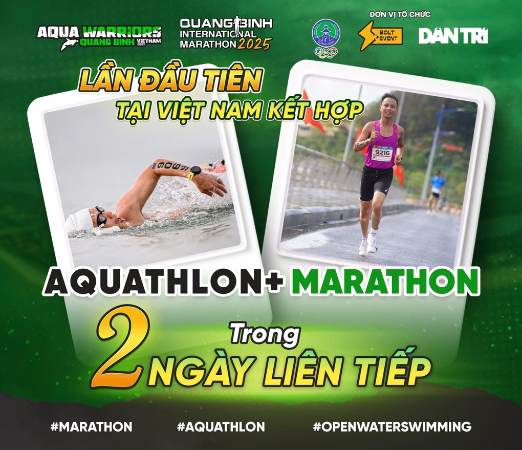 Aqua Warriors và Marathon: Lần đầu tiên hai giải đấu tổ chức ở Quảng Bình - 1