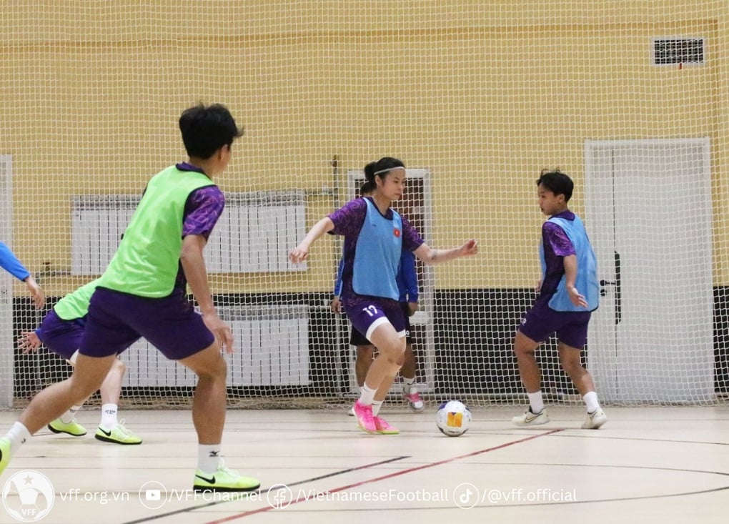Tuyển futsal nữ Việt Nam sẵn sàng đối đầu Nhật Bản ở tứ kết giải châu Á - 1