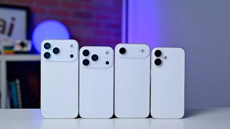 Các mô hình iPhone 17