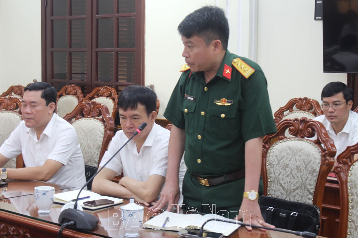 UBND tỉnh nghe báo cáo công tác chuẩn bị Lễ khai mạc Tuần Văn hóa Du lịch Hà Nam 2025 