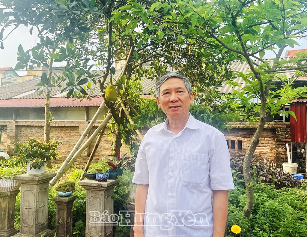 Dù đã nghỉ hưu, ông Đoàn Mạnh Tranh vẫn noi gương Bác trong cuộc sống
