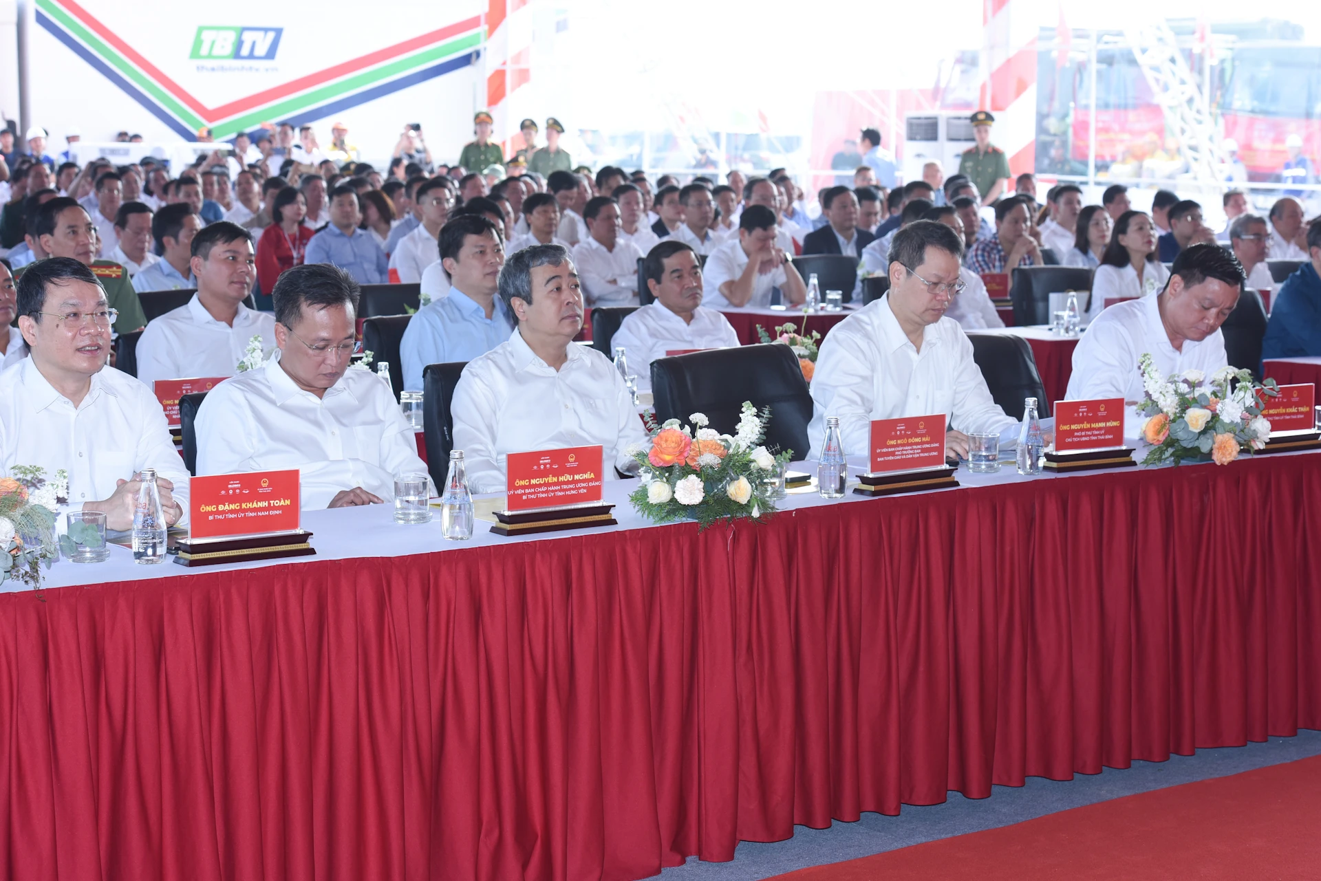 [Ảnh] Thủ tướng Phạm Minh Chính khởi công tuyến cao tốc huyết mạch qua Thái Bình, Nam Định ảnh 5