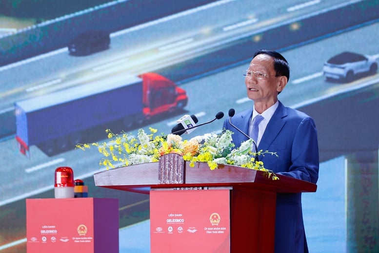 Thủ tướng dự lễ khởi công tuyến cao tốc huyết mạch qua Thái Bình, Nam Định- Ảnh 5.